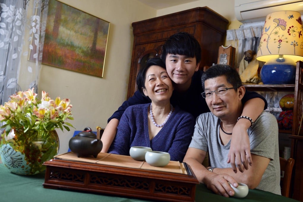 Lee Hay-lan and Alain Pang with their son, Kar-jo. Photo: Warton Li