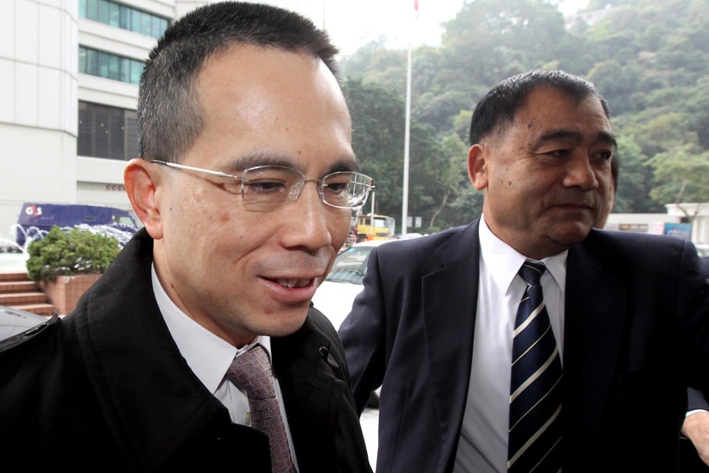 Cheung Kong Holdings vice-chairman Victor Li (left), who gave a rare glimpse of his practices at the High Court yesterday. Photo: K.Y. Cheng