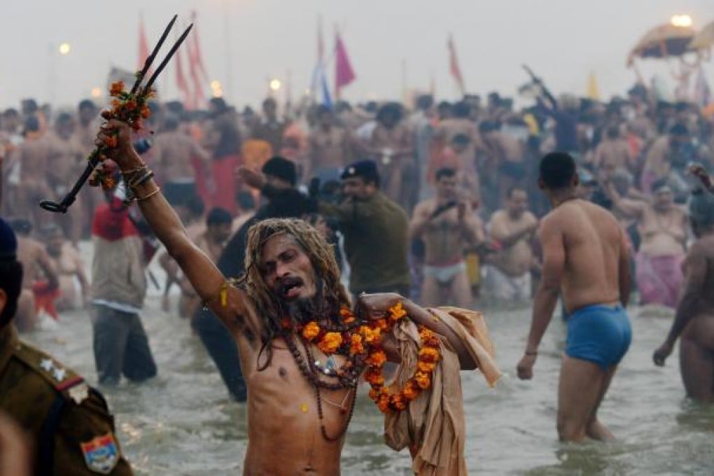 Hindu devotees bathe in the River Ganges. Photo: AFP