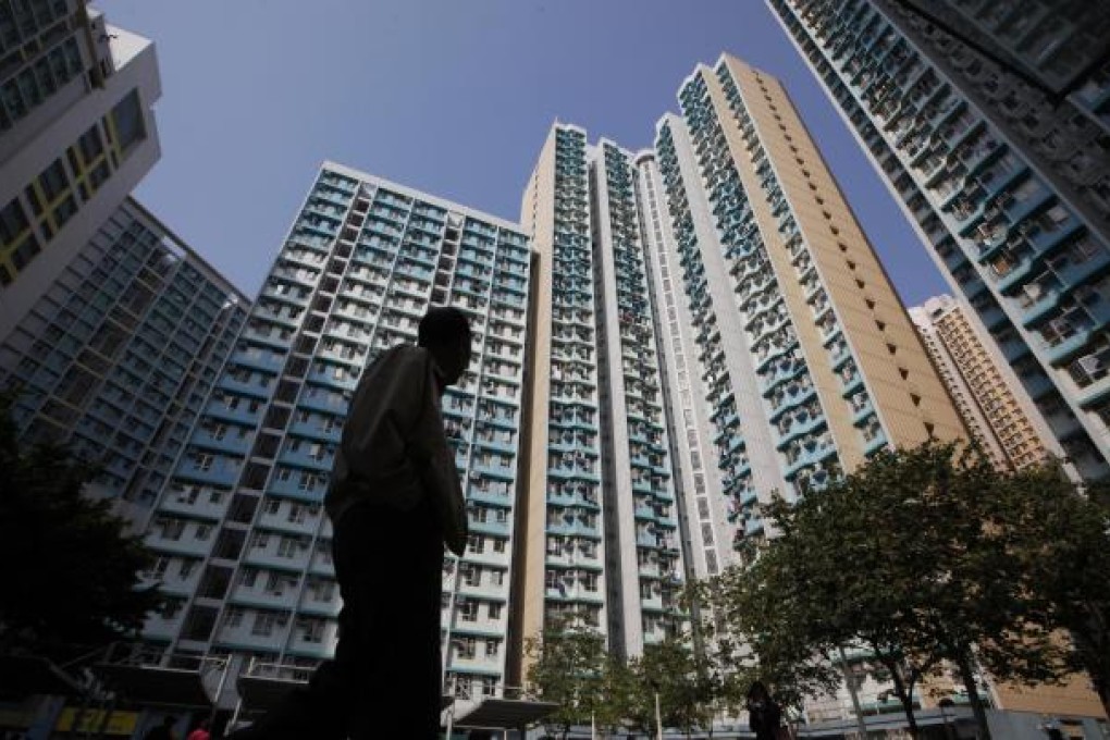 Leung Chun-ying said he'll make it a priority to solve the city's housing crisis, trying to soothe widespread discontent in his first major policy address since taking office. Photo: AP