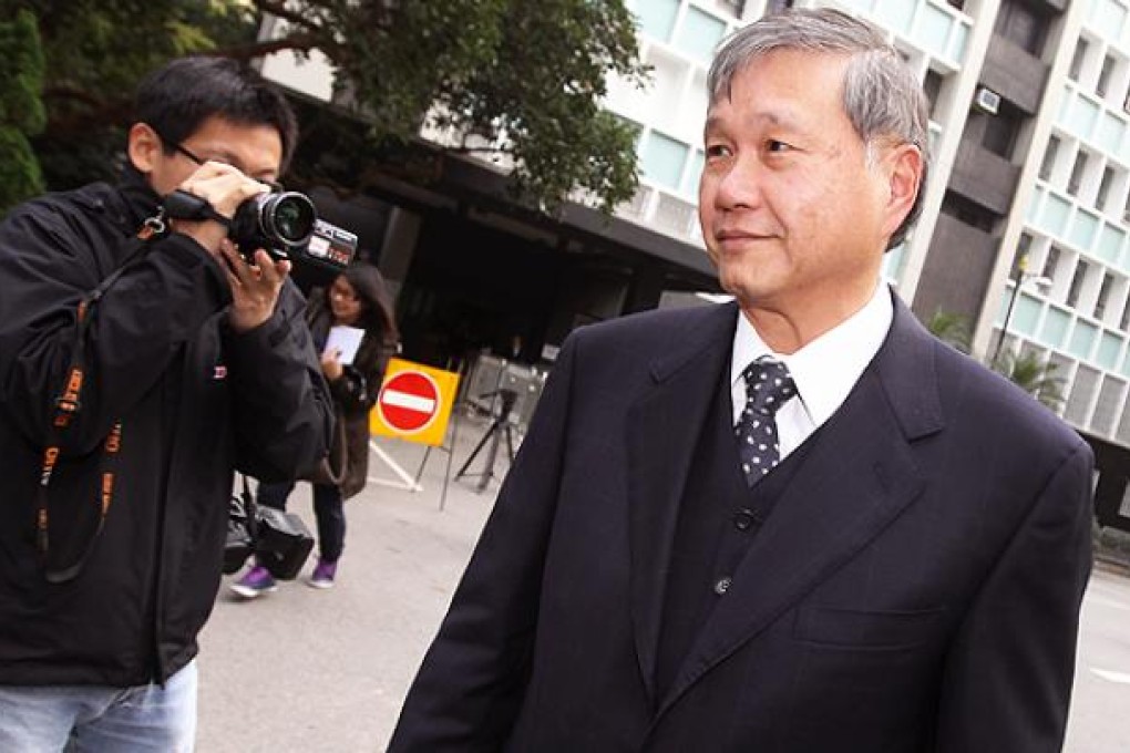 Ken Lo Ngok-yang, director of Cheoy Lee Shipyards which built the ill-fated Lamma IV, testifies at the Lamma ferry inquiry at the old Central Government Offices in Central. Photo: Edward Wong