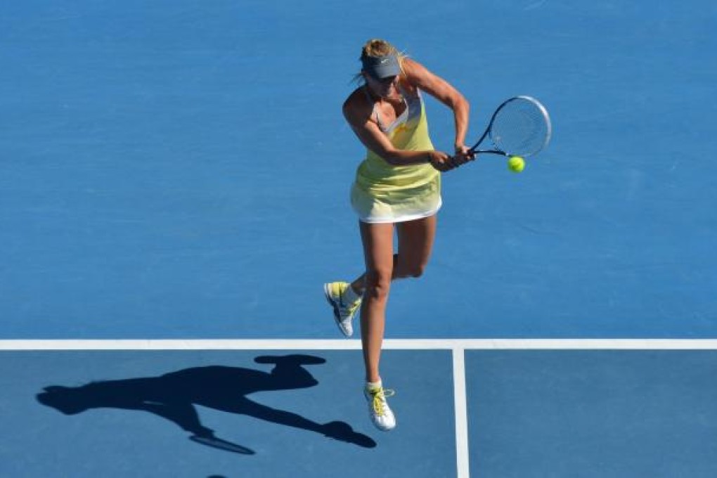 Russia's Maria Sharapova is in the form of her life. Photo: AFP