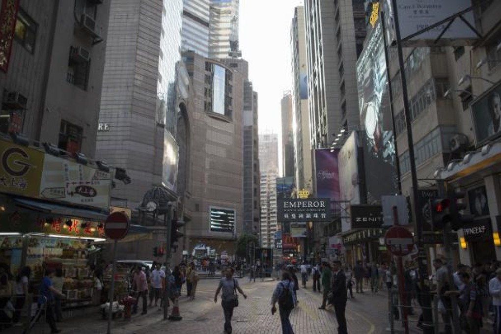 9 Studios describes the serviced apartments as a 30-second walk from Times Square. Photo: Bloomberg
