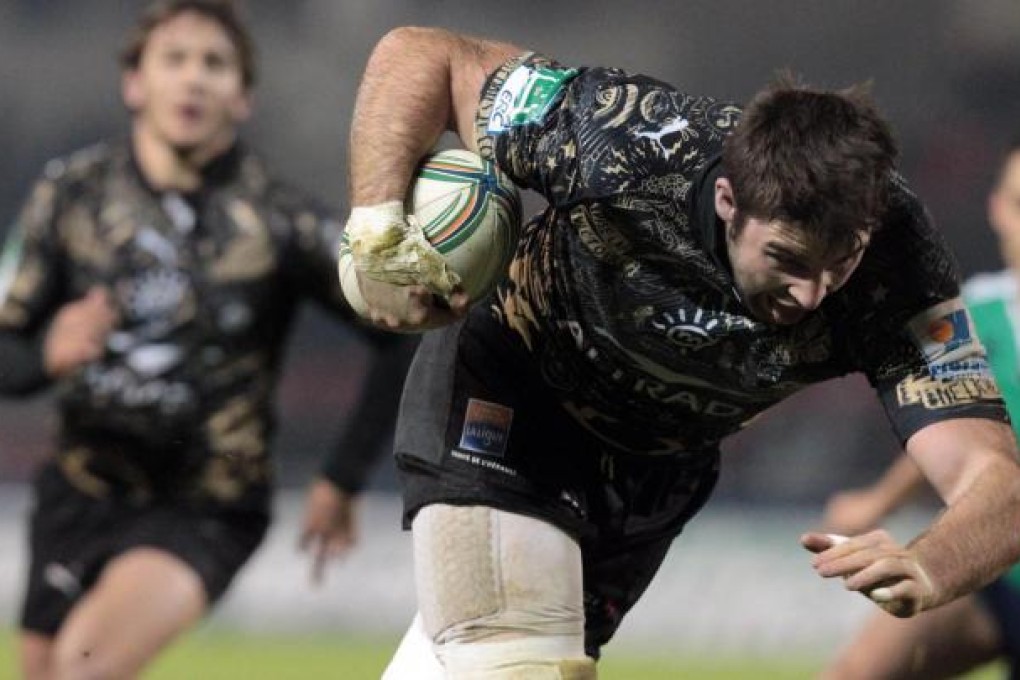 Scot Johnnie Beattie in action for Montpellier. Photo: AFP