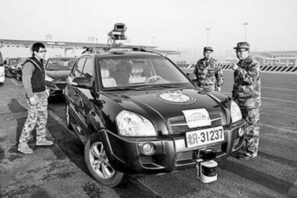 The military's new unmanned vehicle 'Lion No 3'. Photo: SCMP Pictures