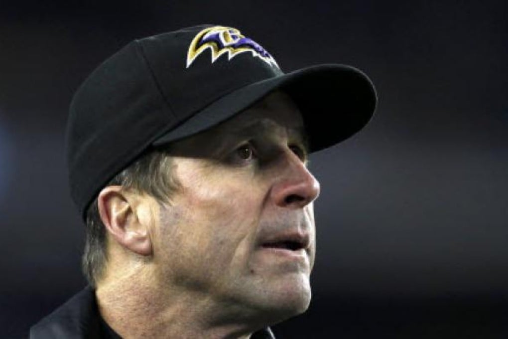 Baltimore Ravens head coach John Harbaugh. Photo: Reuters