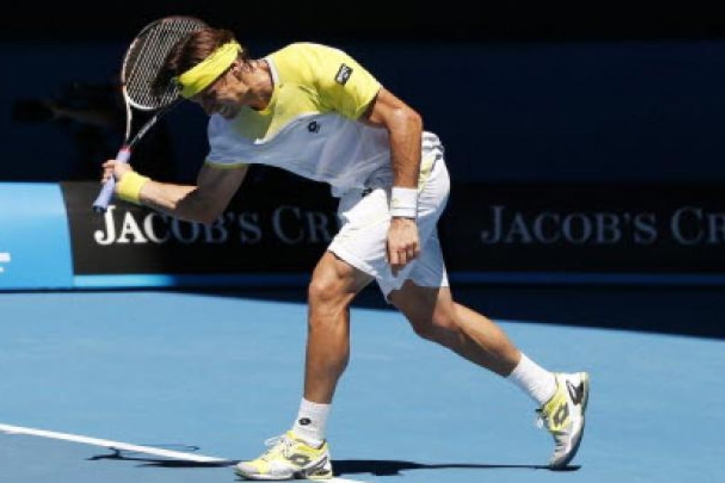 David Ferrer of Spain. Photo: EPA