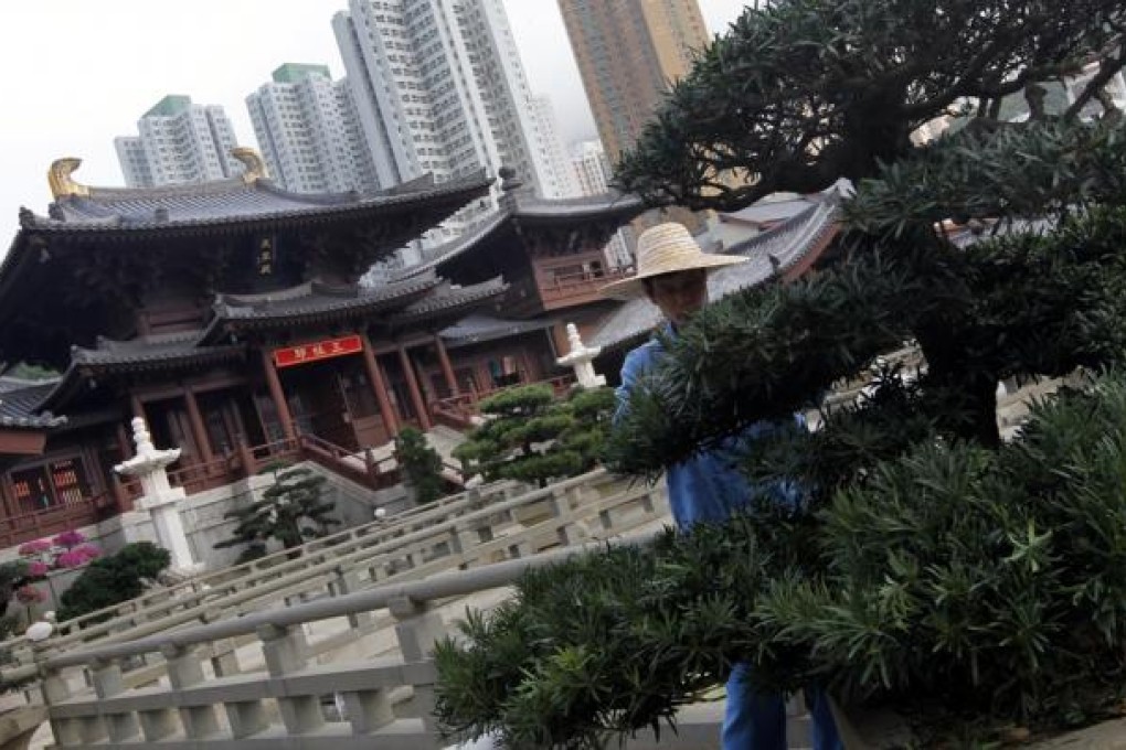 A general view of Chi Lin Nunnery in Diamond Hill. Photo: David Wong