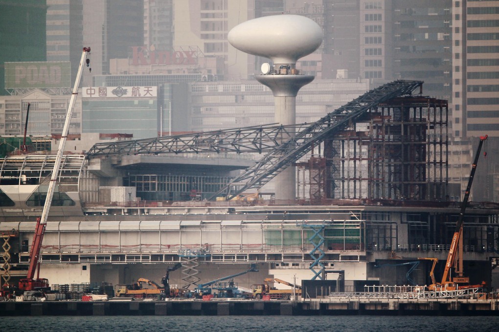 The Kai Tak cruise terminal takes shape. Photo: K.Y. Cheng