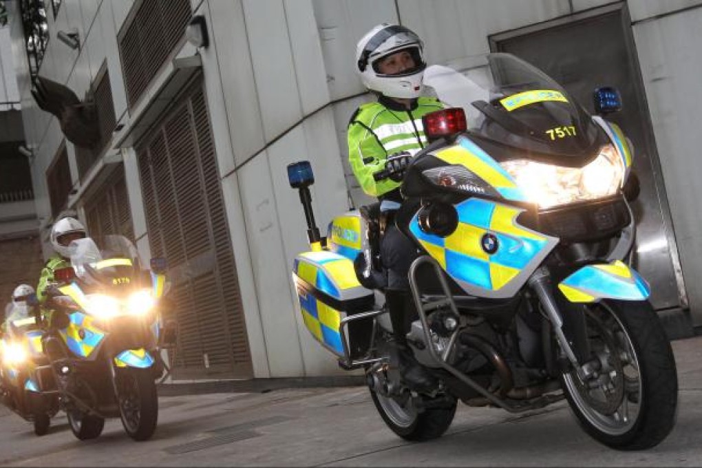 Police swinging into action.