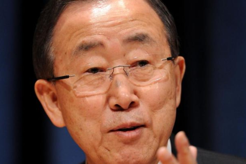 UN chief Ban Ki-moon