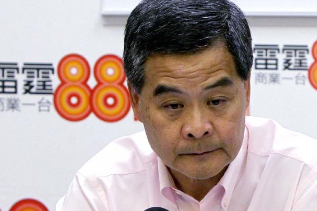 Chief Executive Leung Chun-ying. Photo: David Wong