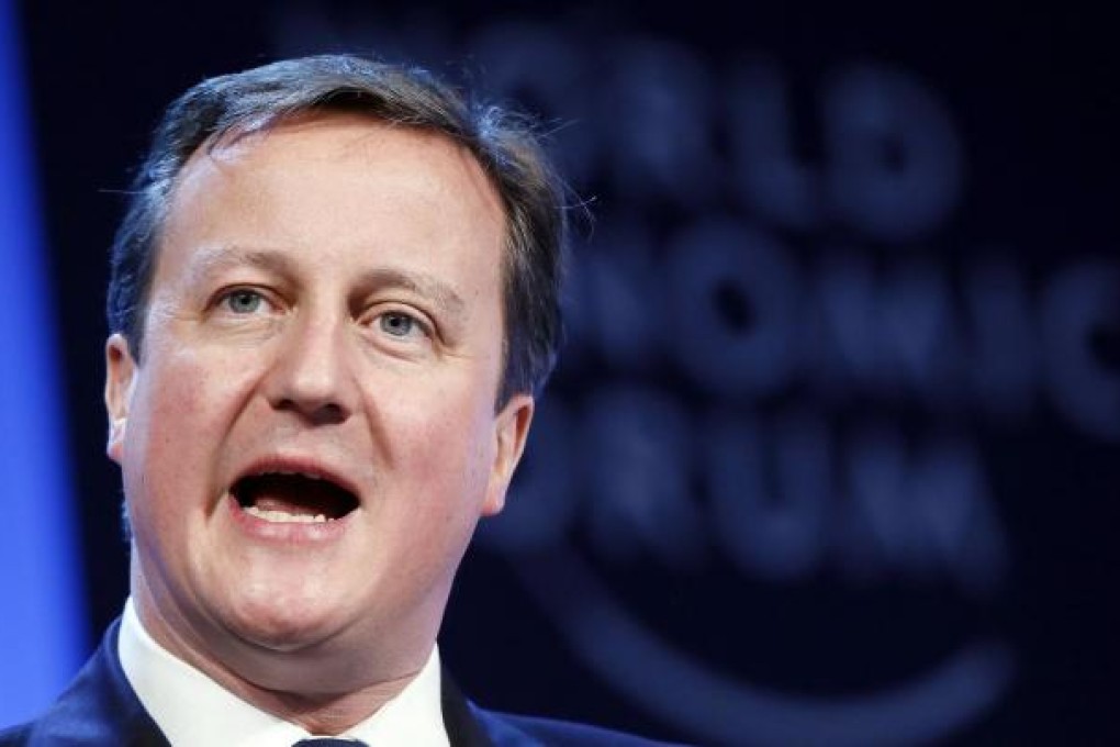 British Prime Minister David Cameron.