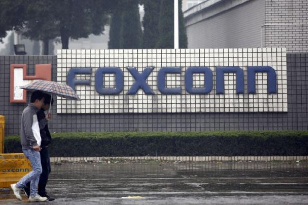 Foxconn International Holdings has flagged a profit warning for the full year of 2012. Photo: EPA