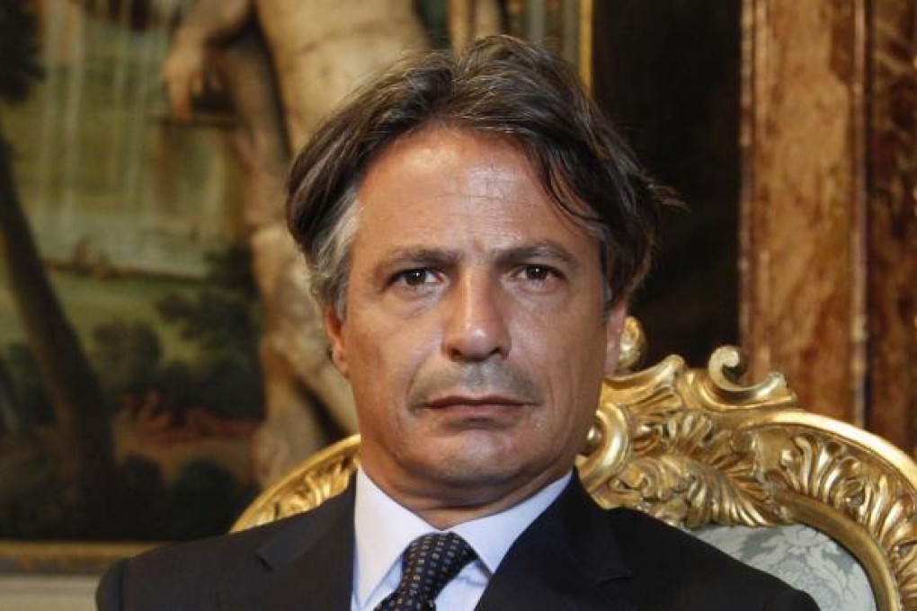 Giuseppe Mussari, former chairman of the Monte dei Paschi di Siena Foundation, resigned from his post as head of Italy’s banking lobby ABI after it emerged he had personally signed off on a derivative contract that may cost the world’s oldest bank 220 million euro (US$293 million) in losses. Photo: Reuters