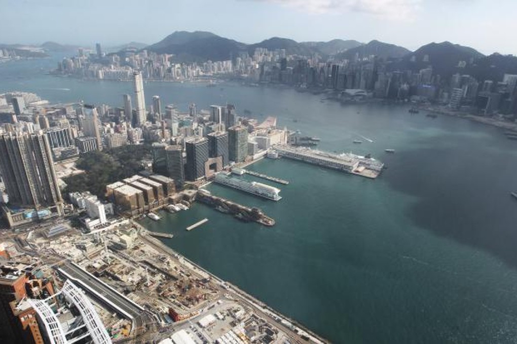 Skyline over Victoria Harbour. Photo: Nora Tam