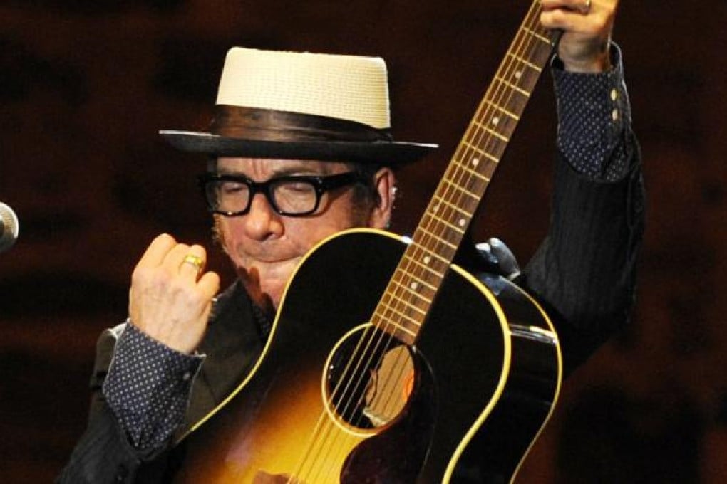 Bassist Gary Peacock refused to play with Elvis Costello (above) at a 2003 gig, angering his fans. Photo: AFP