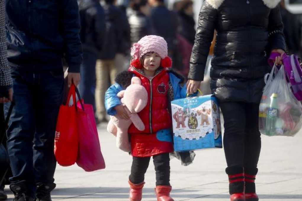 Many children born to mainland families are given more than HK$600 pocket money a month. Photo: EPA