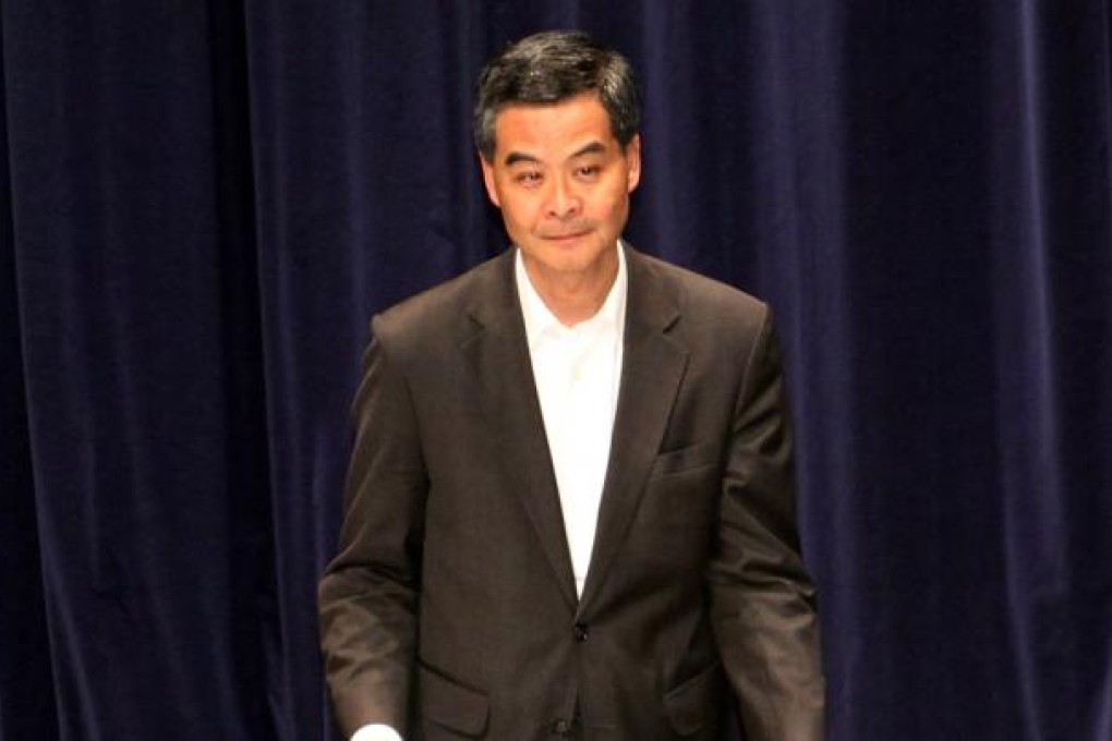 Chief Executive Leung Chun-ying. Photo: David Wong
