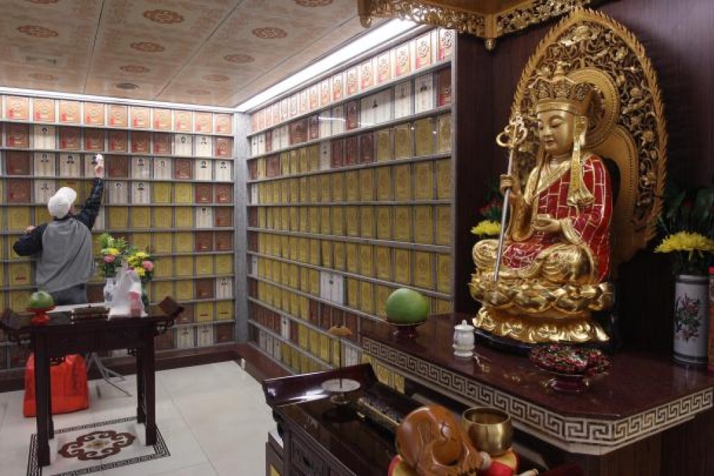 Columbariums are now in short supply. Photo: Sam Tsang