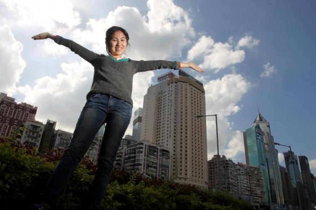 Shen Hsin-ling on her visit to Hong Kong last week. Photo: Felix Wong