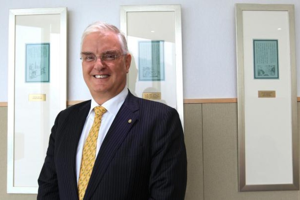 Roger Steel, boss of Sun Life Hong Kong, believes one in 10 workers would change pension providers if they could. Photo: Jonathan Wong