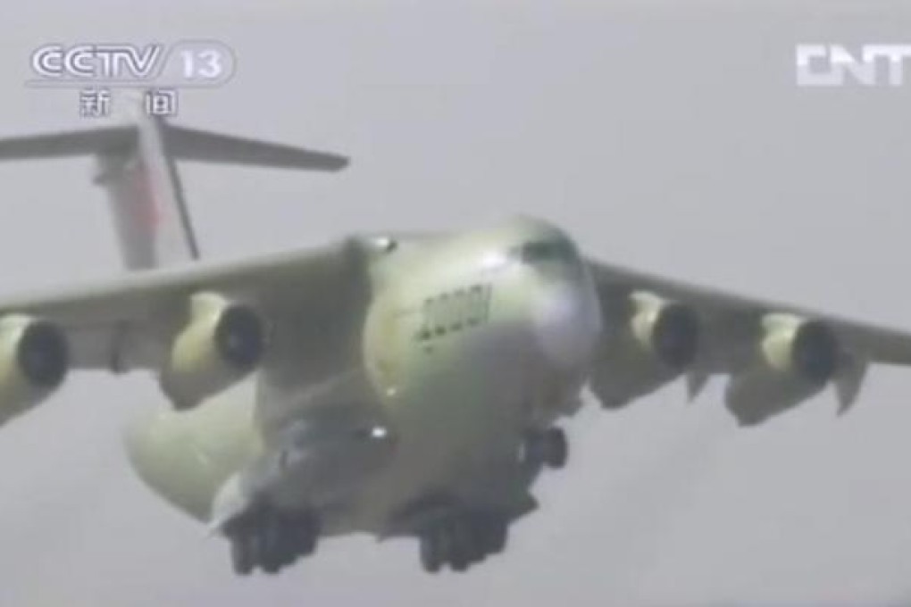 A successful test flight of the first domestically developed jumbo air freighter has been carried out. Photo: SMP