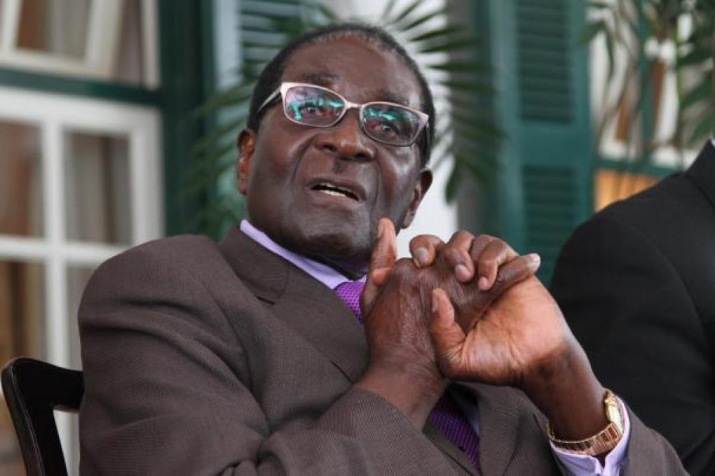 Robert Mugabe, the 88-year-old president of Zimbabwe.