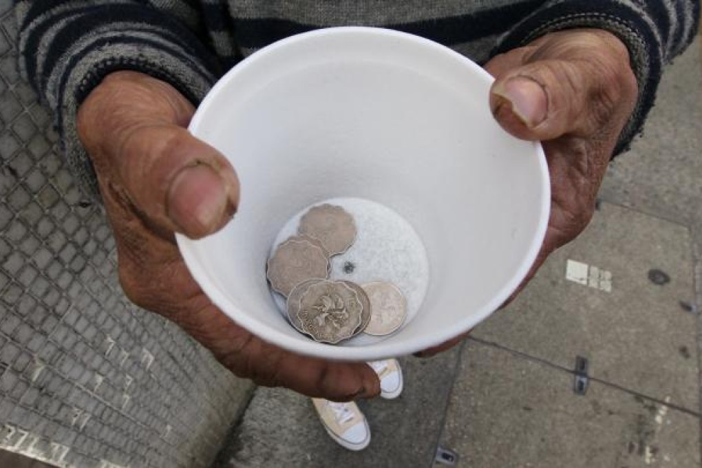 One in three elderly people are living below the poverty line, said a recent report. Photo: Felix Wong