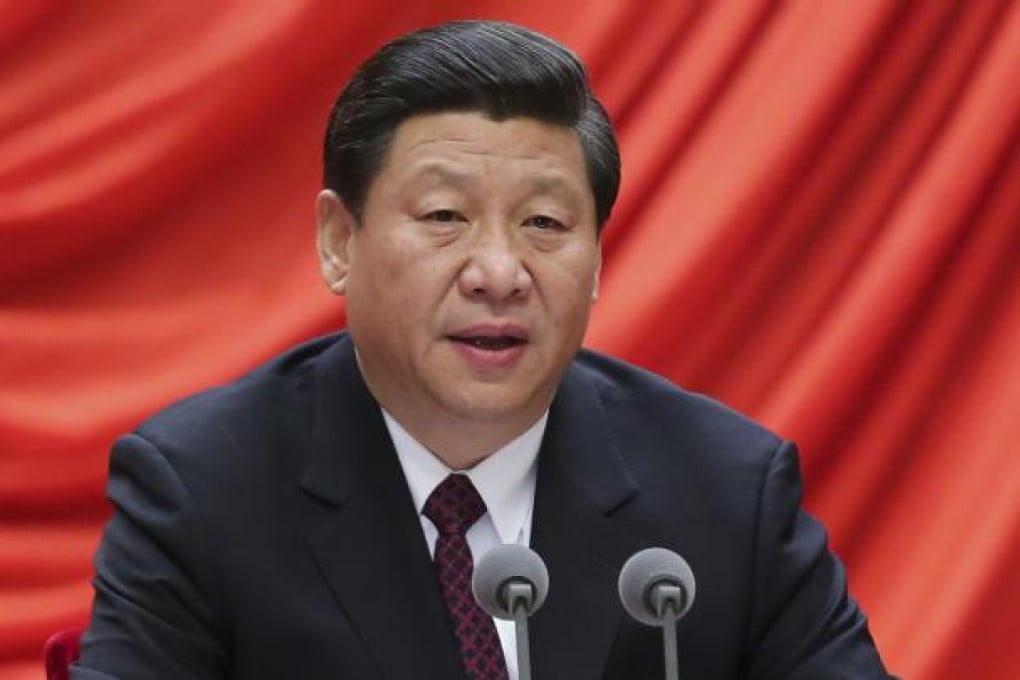 Xi Jinping addresses a meeting of the Communist Party's Central Commission for Discipline Inspection in Beijing on Jan. 22, 2013. Photo: Xinhua