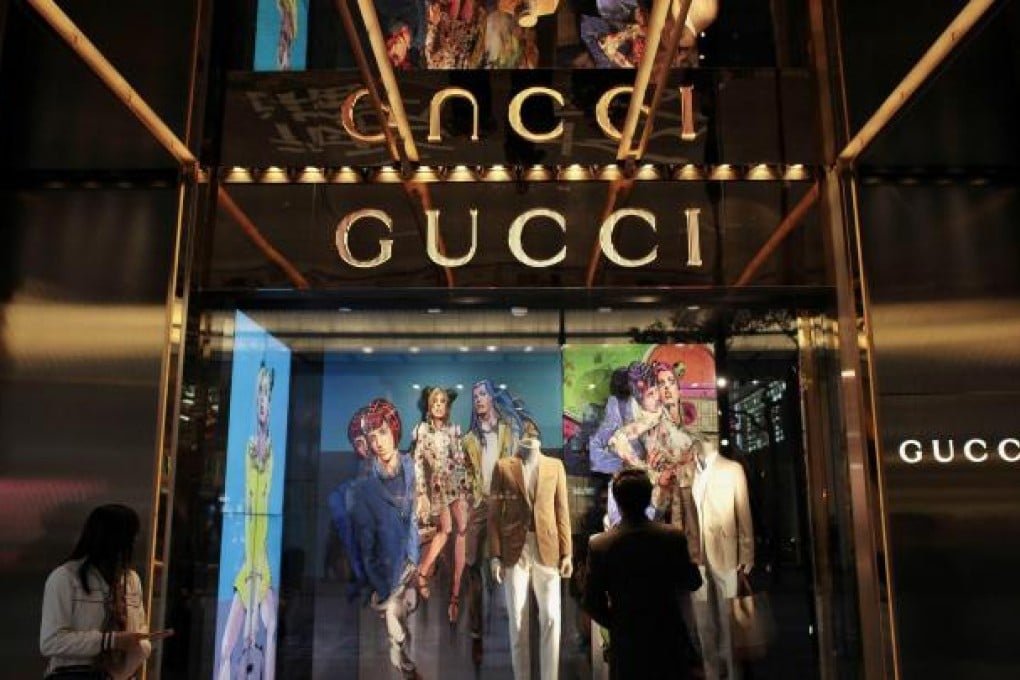 Men make up 55 per cent of China's luxury goods sales. Photo: Reuters