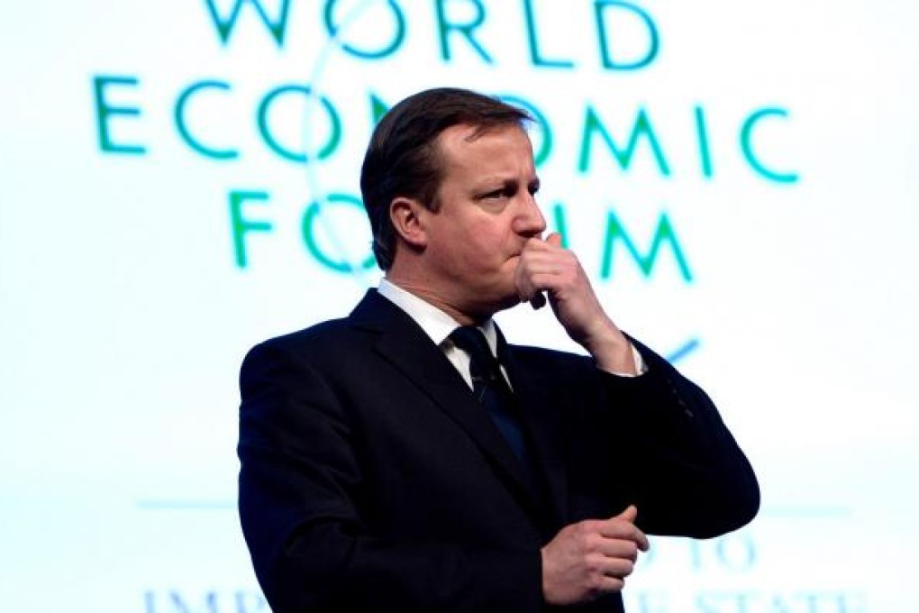 David Cameron has sought to boost his popularity by pledging to renegotiate Britain's membership of the European Union. Photo: AFP