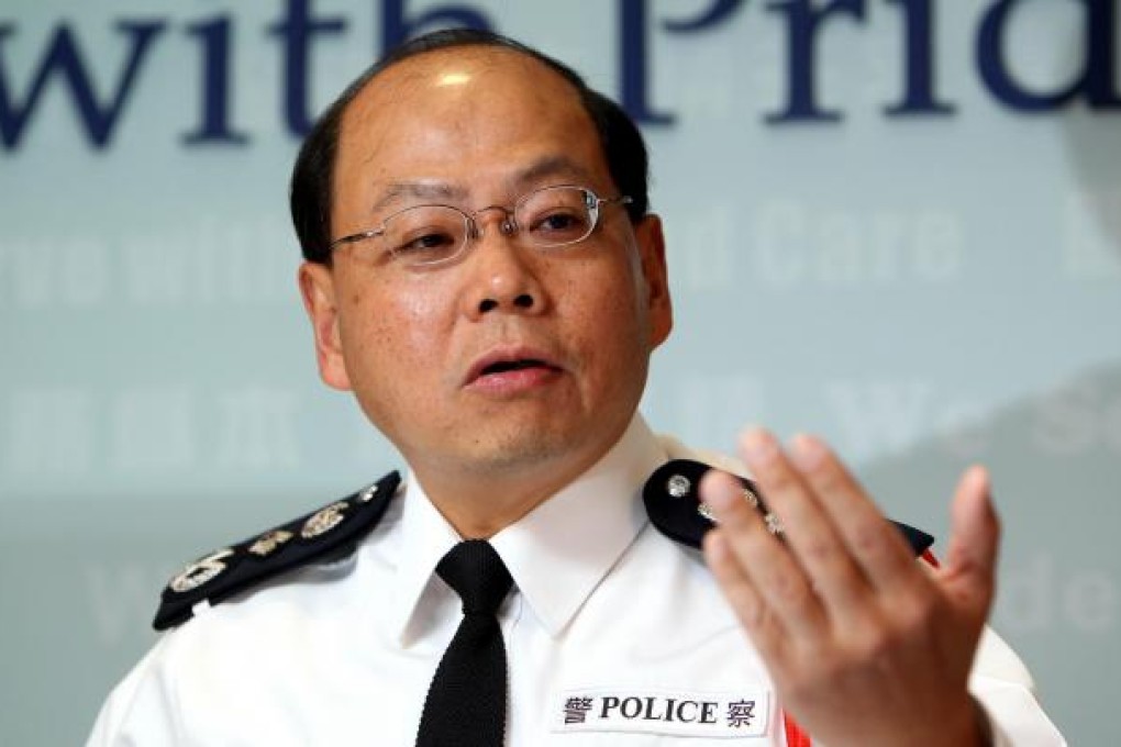 Police commissioner Andy Tsang Wai-hung