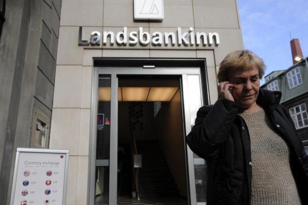 Icelandic lender Landsbanki collapsed in 2008. Photo: AFP