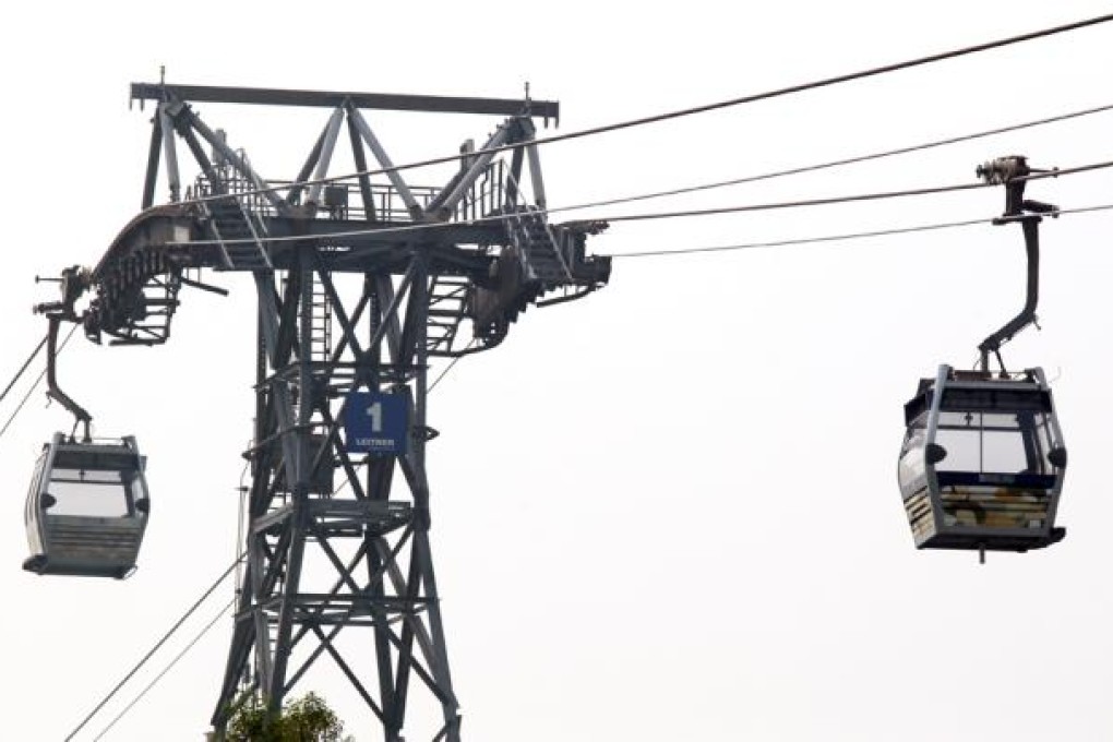 Ngong Ping 360 cable car. Photo: Dickson Lee