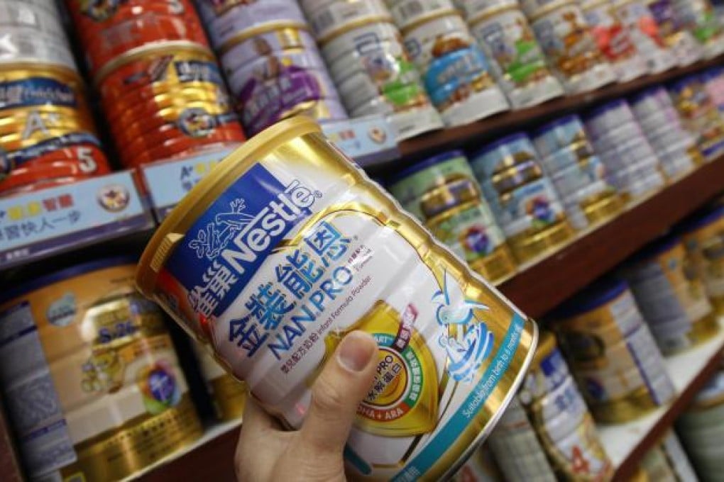 A shortage of baby formula has hit the city. Photo: David Wong