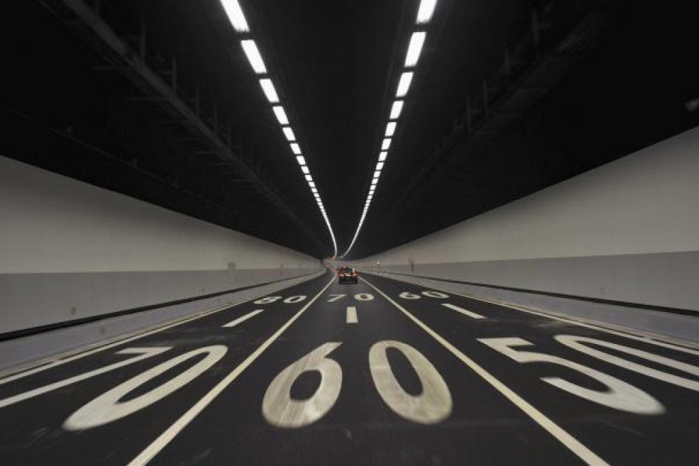The mainland's first undersea highway tunnel in Xiamen, a key base for many companies from Taiwan. Photo: Reuters