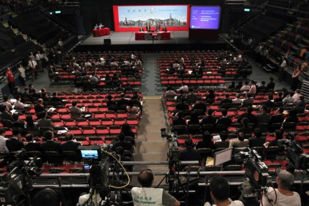 Government should restart land auction to break the stranglehold a few developers now have over the residential market. Photo: Dickson Lee