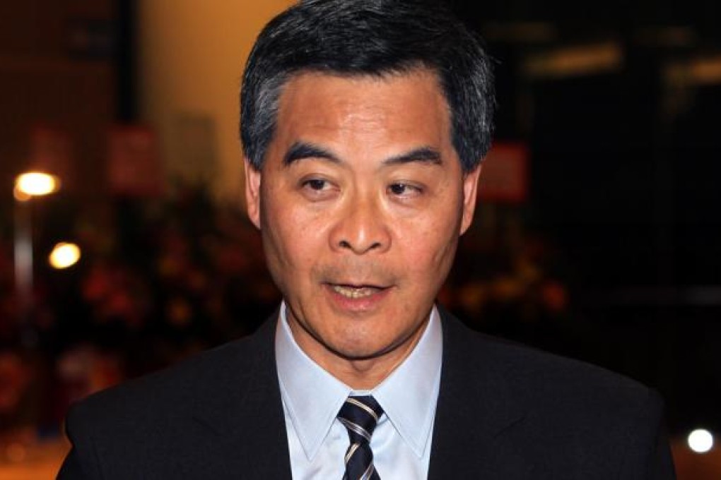 Chief Executive Leung Chun-ying. Photo: Dickson Lee