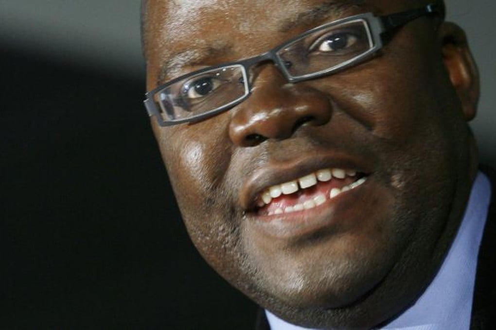 Zimbabwean Finance Minister Tendai Biti says the mineral-rich but cash-poor country has almost run out of cash. Photo: AFP