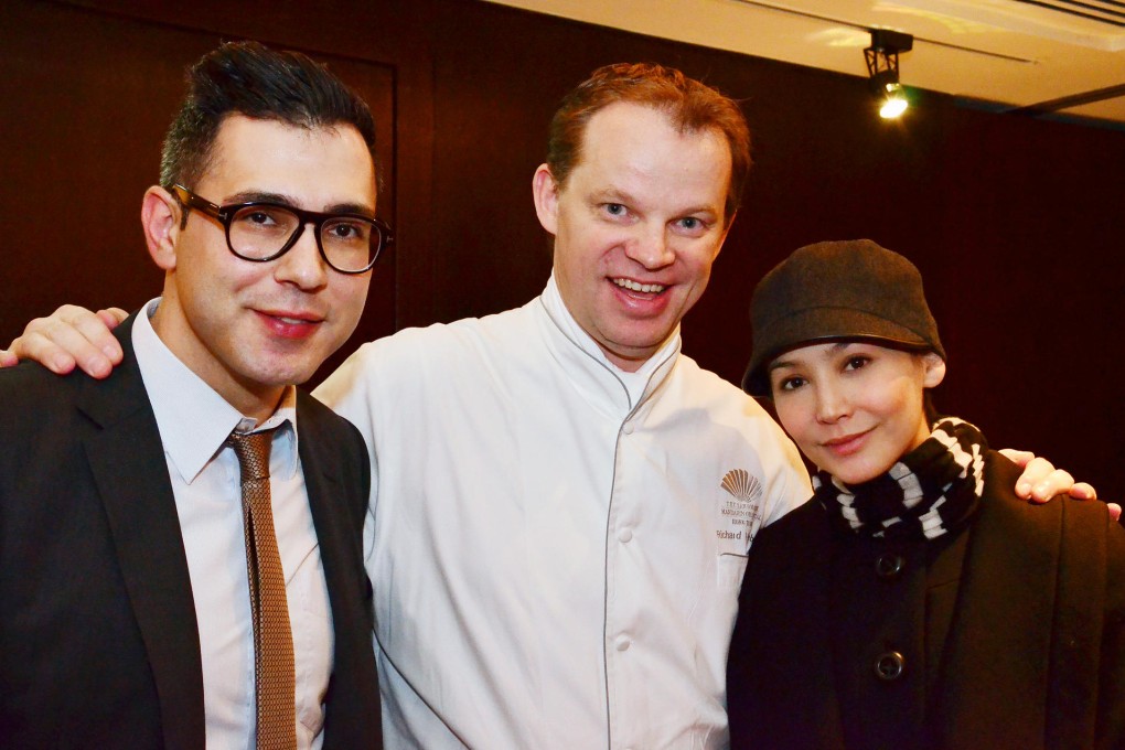 Christian Cappelli, Richard Ekkebus and actress Amanda Strang