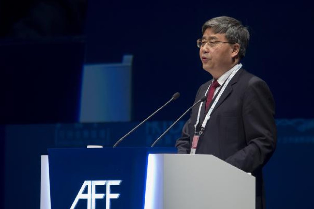 Guo Shuqing, chairman of China Securities Regulatory Commission. Photo: Bloomberg
