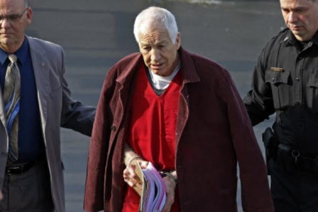 Former Penn State University assistant football coach Jerry Sandusky. Photo: AP