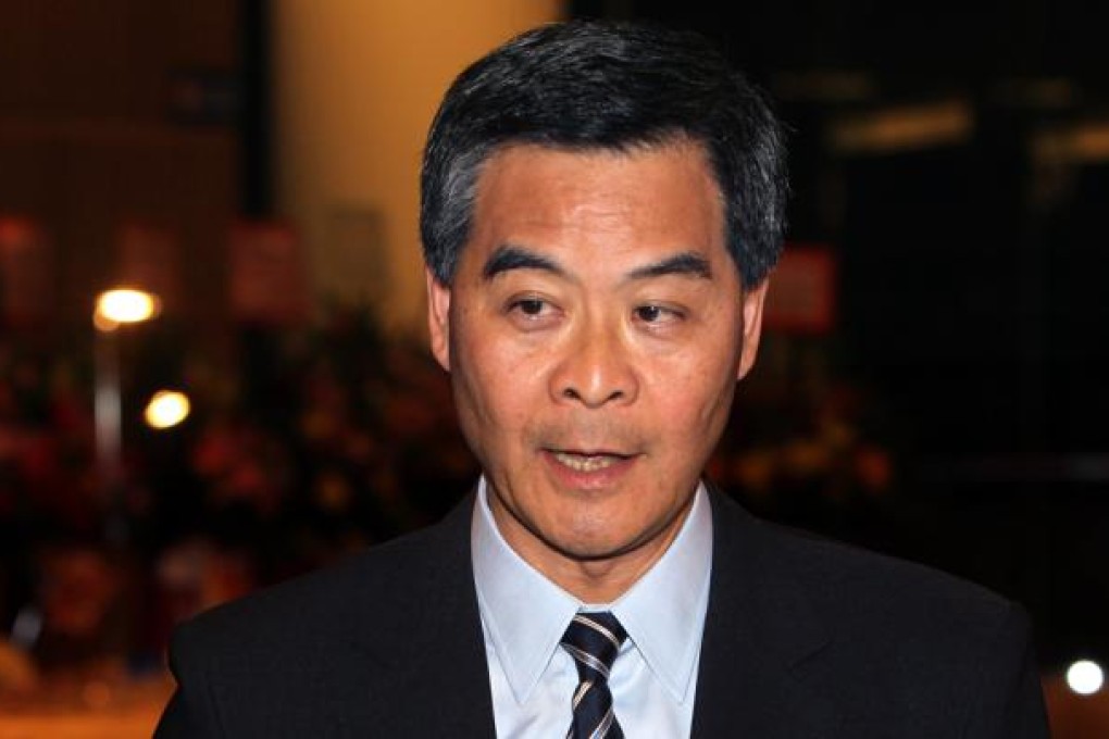 Chief Executive Leung Chun-ying. Photo: Dickson Lee