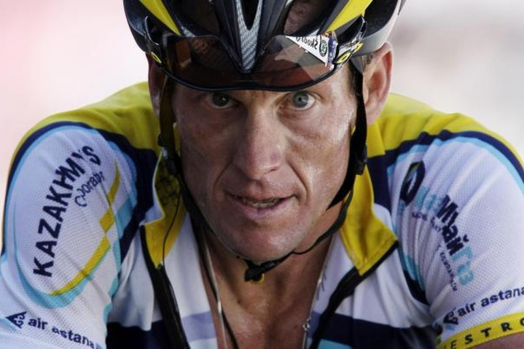 Lance Armstrong symbolises sport’s demise. Photo: AP