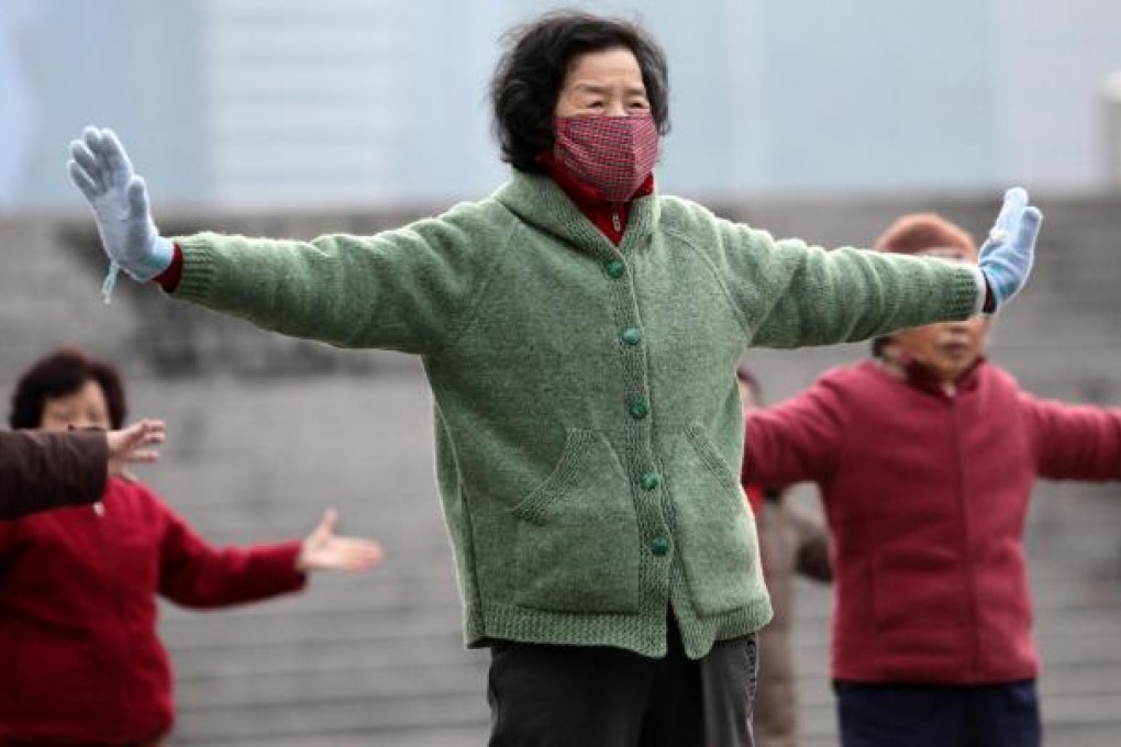 Pension and health-care costs may pose the biggest financial risks to the mainland government as the population ages. Photo: Bloomberg