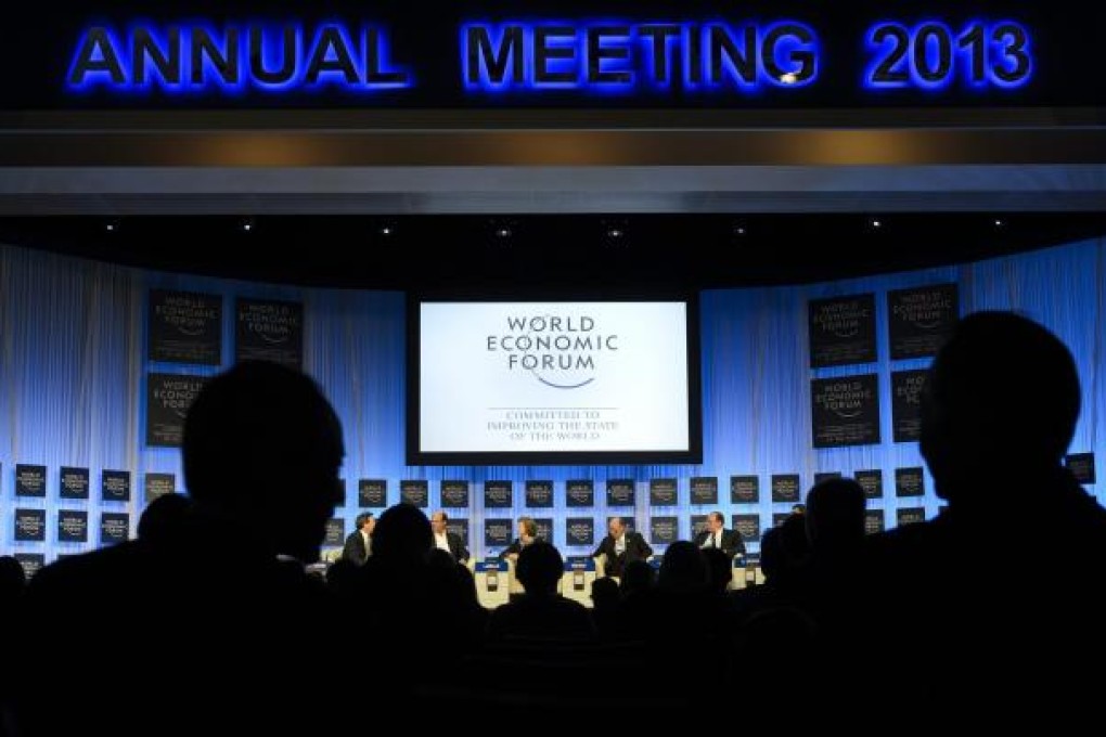 A pannel session during the 43rd Annual Meeting of the World Economic Forum in Davos, Switzerland. Photo: EPA