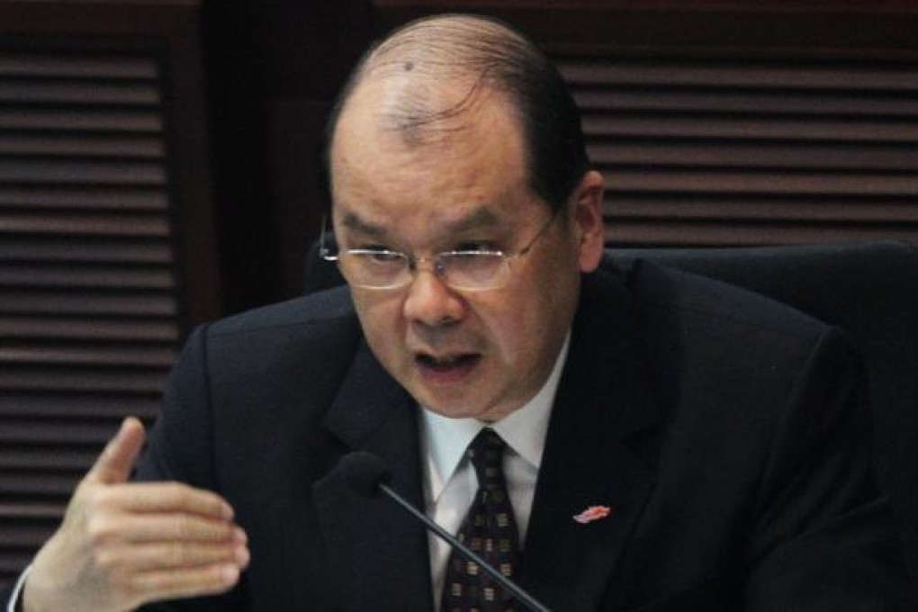 Secretary for Labour and Welfare Matthew Cheung Kin-chung recently announced that a poverty line would be defined by the end of the year. Photo: K.Y. Cheng