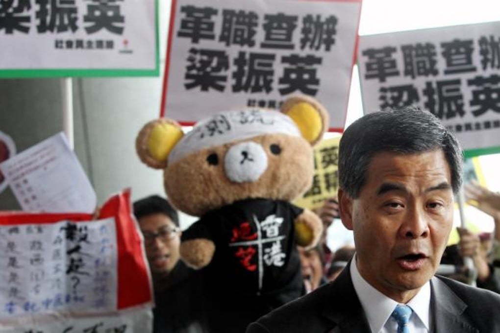 Chief Executive Leung Chun-ying
