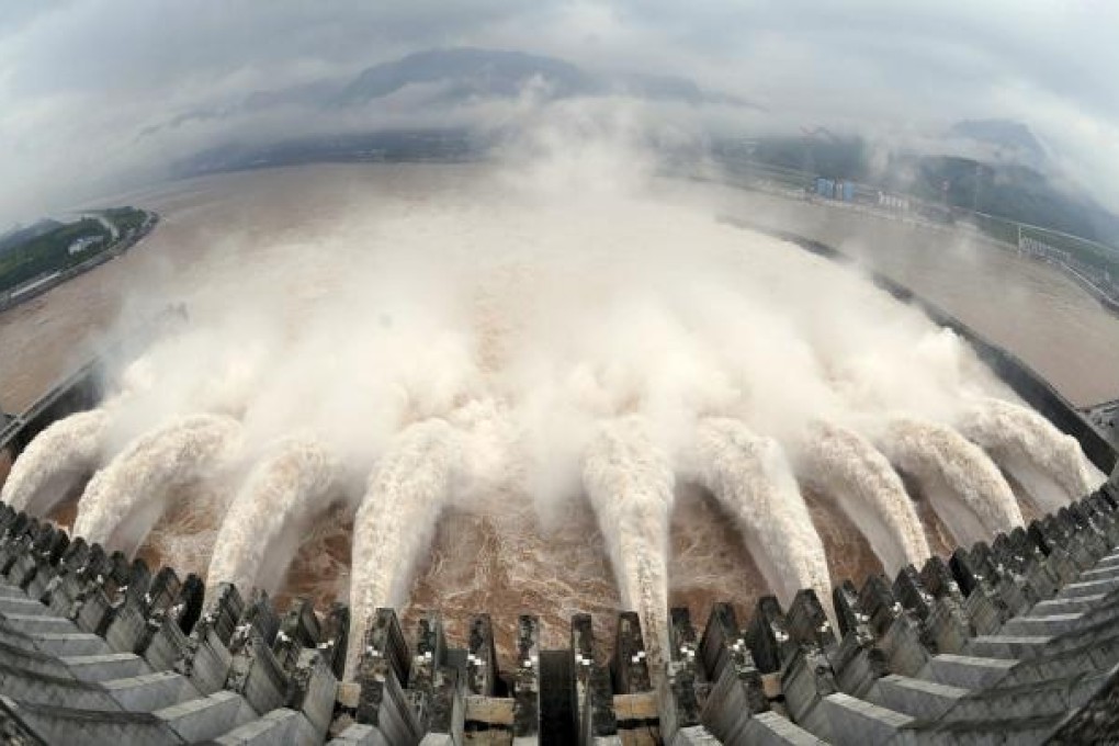 The Three Gorges Dam is located in Hubei province, but the Three Gorges Corporation is based in Beijing. Photo: Reuters